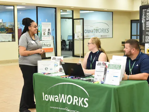 Receiving Workforce Services at an IowaWORKS Centers