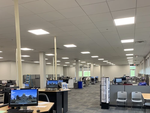 Welcome Area at the Cedar Rapids IowaWORKS Office