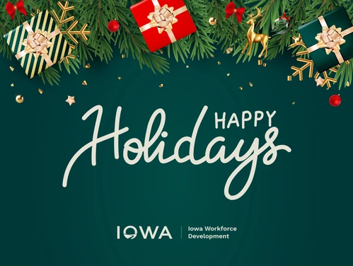 Happy Holidays from Iowa Workforce Development