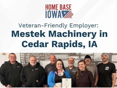 Mestek Machinery Becoming a Home Base Iowa Employer