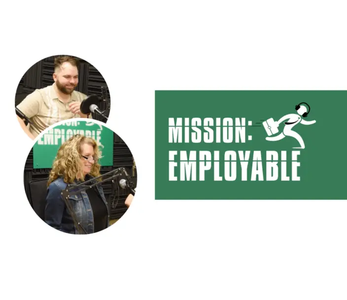 The hosts of the Mission: Employable Podcast
