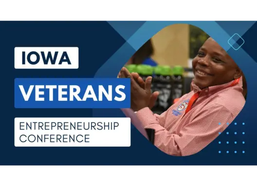 Photo of an attendee of the Veterans Conference in Iowa