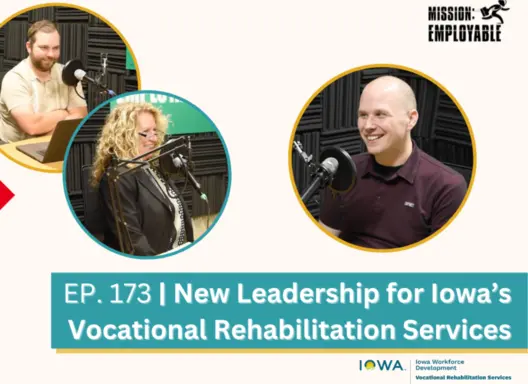 Photo of Dr. James Williams, Head of Iowa's Vocational Rehabilitation Services, Appearing on the Podcast
