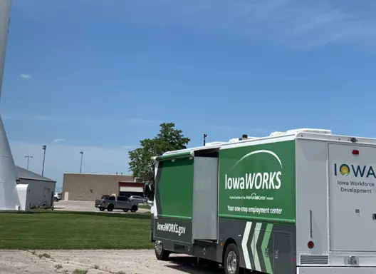 Mobile Workforce Center During a Disaster Response Event