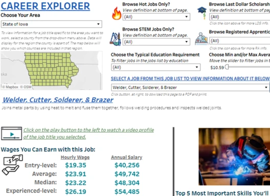 View Career Explorer