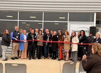 Ribbon Cutting at the IowaWORKS Cedar Rapids Office Grand Opening