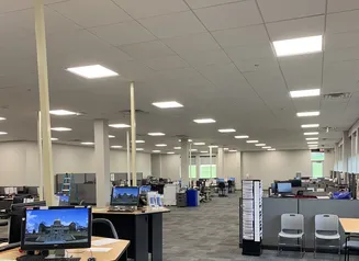 Welcome Area at the Cedar Rapids IowaWORKS Office