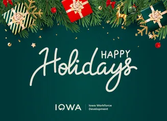 Happy Holidays from Iowa Workforce Development