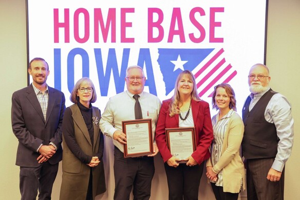 A photo of the Home Base Iowa Community Celebration in Jackson County, Iowa