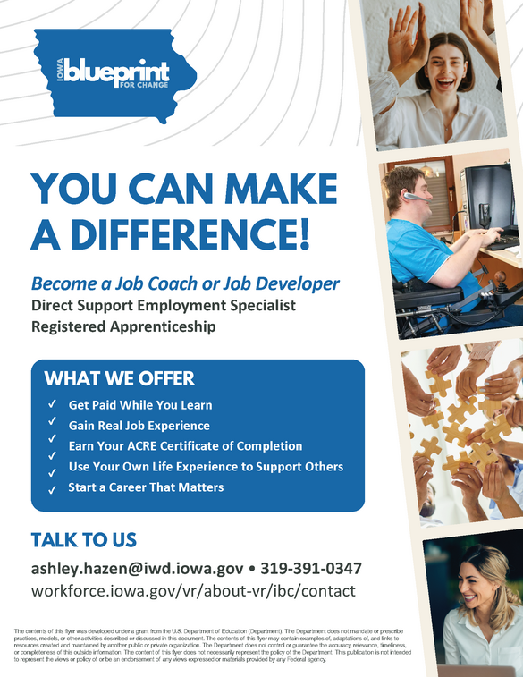 Direct Support Employment Specialists Registered Apprenticeship Programs