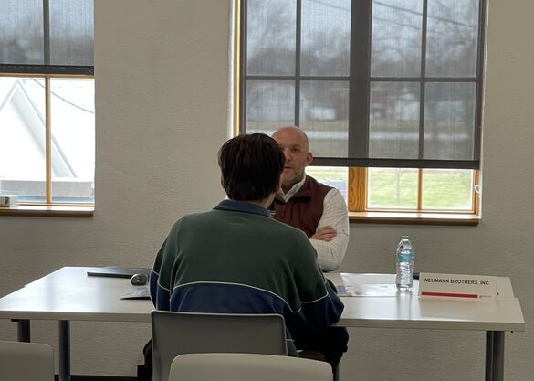 Neumann Brothers Talking Part in the Senior Hiring Event