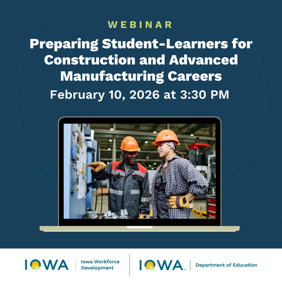 Work-Based Learning (WBL) Webinar on Careers in Advanced Manufacturing and Construction